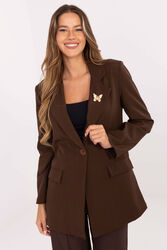 Marynarka Model IT-MA-FL8315.85 Brown - Rue Paris