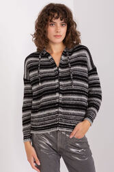 Sweter Damski Model BA-SW-8000.56P GreyBlack - Badu