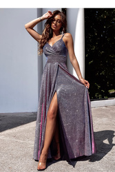 Sukienka Model Tifani Lux 11002. Multi AmarantChaber - With You