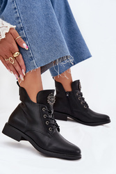 Botki Model Cylira DA172P Black - Step in style