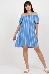 Sukienka Model D73771R30145J WhiteBlue - Fresh Made