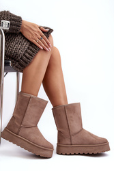 Śniegowce Model Abrams VL256 Dark Beige - Step in style