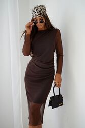 Sukienka Model Lush 363951652 Brown - LaBalancia