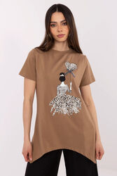 Bluzka Model CLM-BZ-1702.89 Light Brown - Factory Price