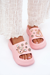 Sandał Klapki Model Hortiana M576 Pink - Step in style