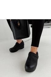 Czarne półbuty na platformie Montoro - Solea