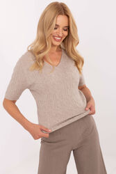 Sweter Damski Model PM-SW-B-615.18 Beige - Factory Price