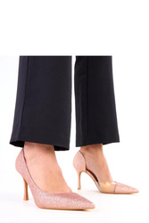 Szpilki Model Glorsi H8-566 Szampan - Solea