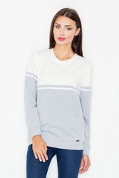 Bluza Damska Model M511 GreyEcru - Figl