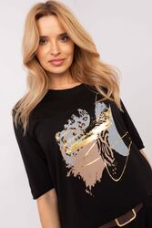 Bluzka Model CLM-BZ-0119.36 Black - Factory Price