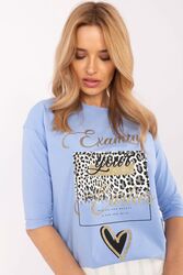 Bluzka Model CLM-BZ-0014.42 Light Blue - Factory Price