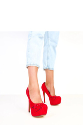 Szpilki Model Etilka AX-26 Red - Solea