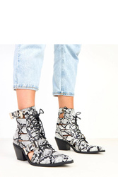 Botki Model Verica K186 BlackWhite - Solea