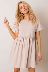 Sukienka Model RV-SK-5672.03P Beige - Rue Paris