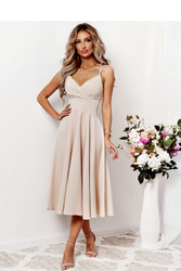 Sukienka Model Tifani 78 001140. Beige - With You