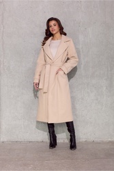 Płaszcz Damski Model Vivienne BEZ PLA0039 Beige - Roco Fashion