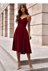 Sukienka Model Tifani 001140. 78 Bordo - With You