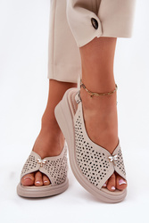 Sandały Model Vinceza 79529 Beige - Step in style