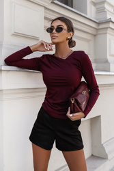 Bluzka Model Monna 356763146 Bordo - LaBalancia