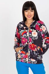 Bluza Damska Model RV-BL-8143.83P BlackRed - Rue Paris