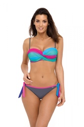 Kostium dwuczęściowy Kostium kąpielowy Model Donna Ardesia-Rosa Shocking M-533 PinkTurkusGrey - Marko