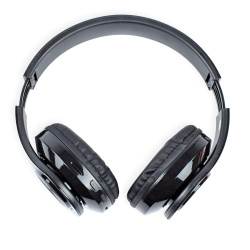 Słuchawki bezprzewodowe Bluetooth B39 czarne mikrofon składane