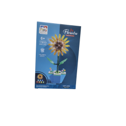 Zestaw klocków Świecący słonecznik w doniczce