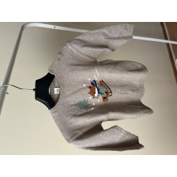 Cienki sweter świąteczny hm bawełniany 