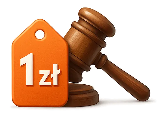 Nowe Licytację od 1 zł
